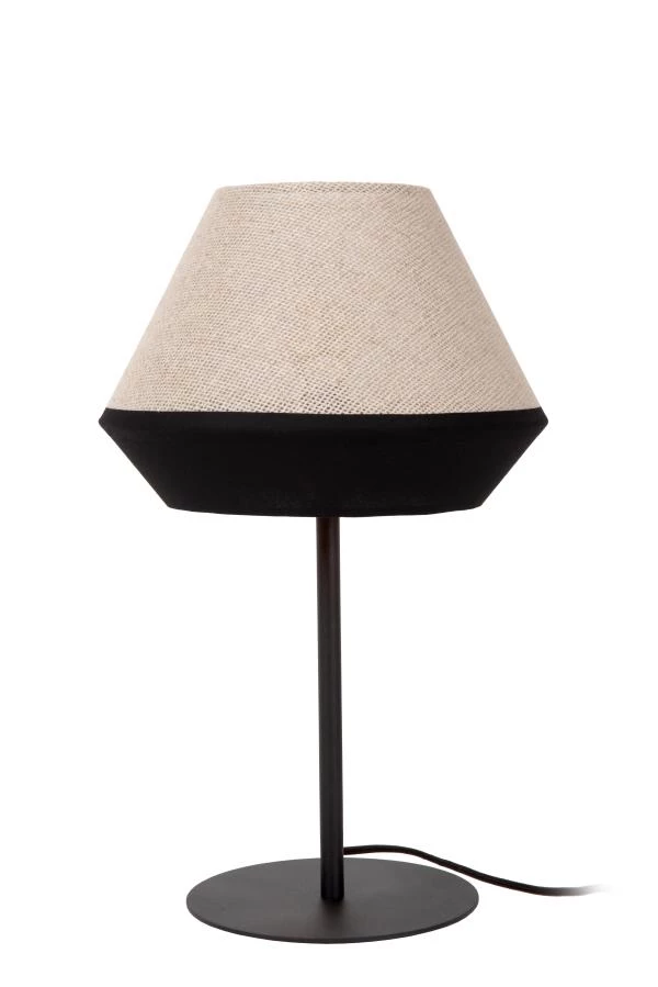 Lucide KALA - Tischlampe - Ø 25 cm - 1xE14 - Taupe - ausgeschaltet